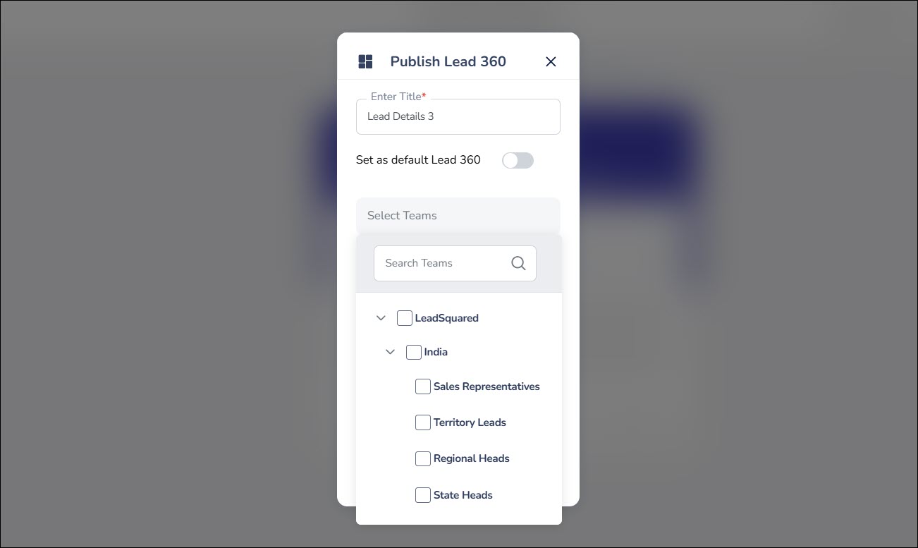 Leadsquared - Lead 360