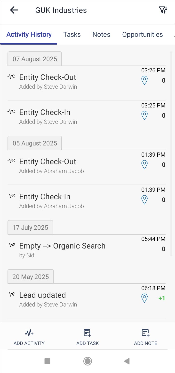 Leadsquared - Object Details View