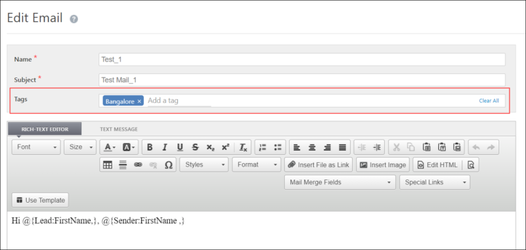 Email Library Feature Design Email Library - Adding Templates to Email Library - Help & Support