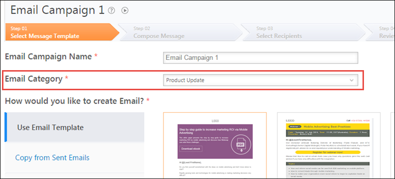 LeadSquared Email Campaigns