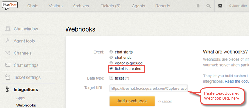 Ticket Created Webhook