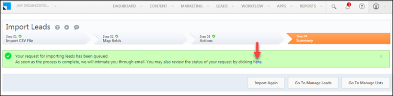 How to Import Leads to LeadSquared? - Help & Support