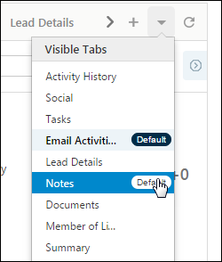 LeadSquared Custom Activity Tab