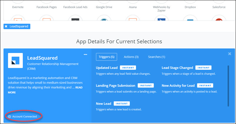 How to use leadsquared image