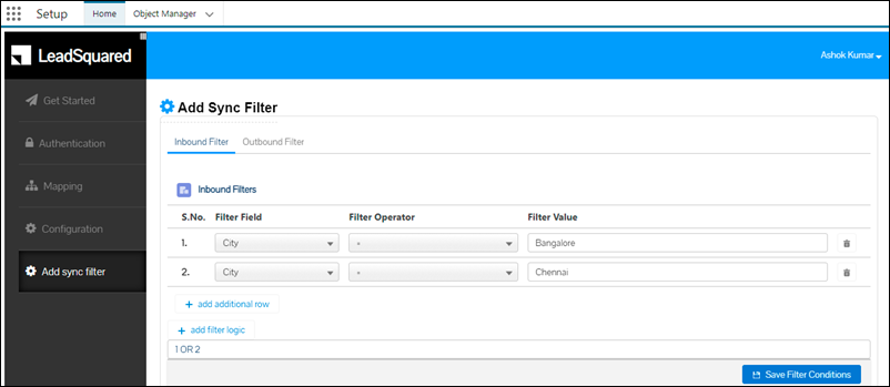 LeadSquared Salesforce connector