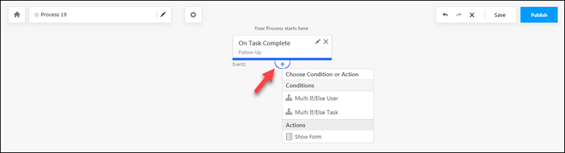 adding process conditions