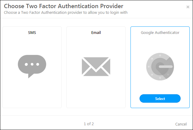 google auth 2fa
