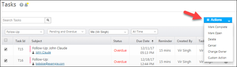 Custom Task Actions Connector - Help & Support