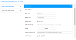 Custom Task Actions Connector - Help & Support