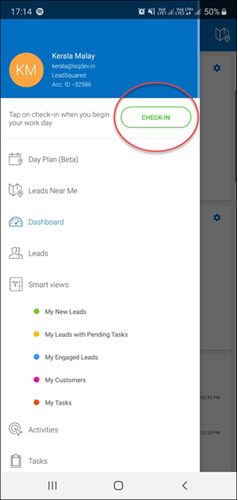 check in mobile enhancement