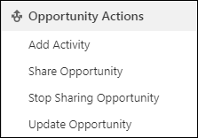 Opportunity Actions