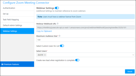 zoom webinar licenses