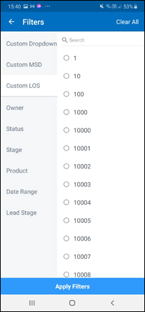 LeadSquared Mobile App updates