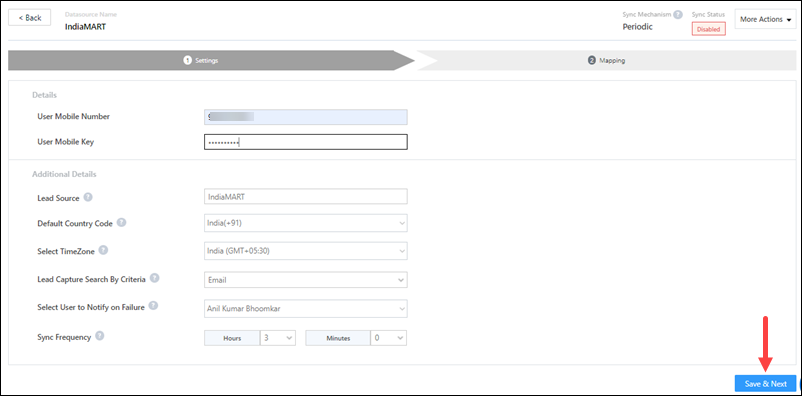 Integrate LeadSquared with IndiaMART