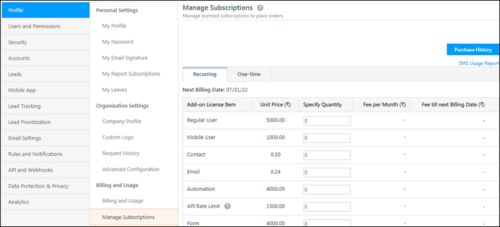 Billing and Usage - Help & Support
