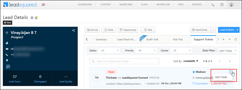 LeadSquared Freshdesk Integration
