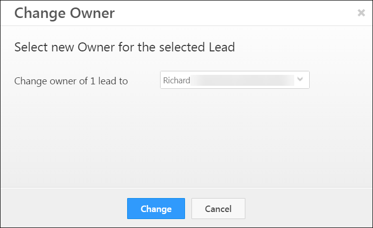 LeadSquared - Manage Leads Change Owner