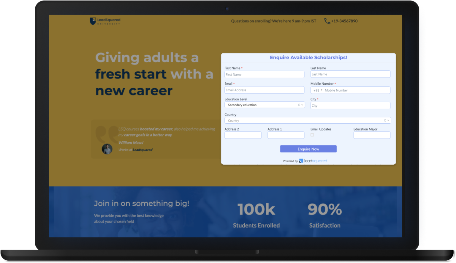 Capture Leads from Any Website with LeadSquared Form Widgets - Help ...