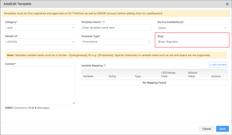 How to Get the Slug for MSG91 Templates - Help & Support