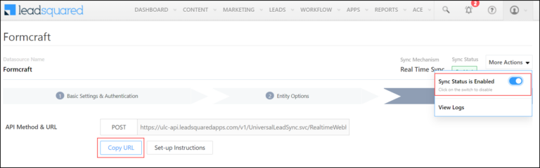 Integrate Formcraft with LeadSquared - Help & Support