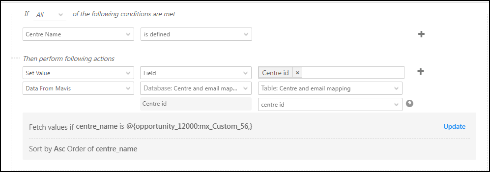 LeadSquared - Mail Merge in forms