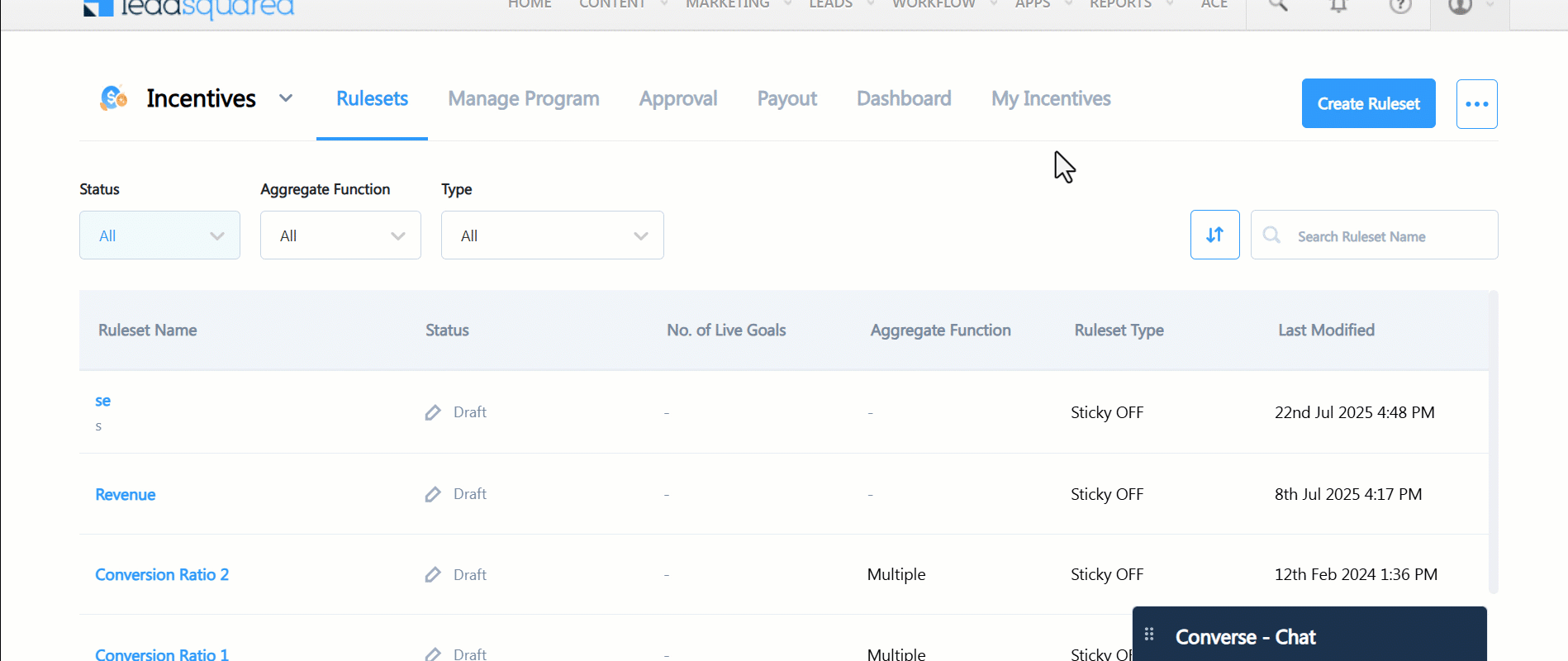 configure custom rewards for incentive program