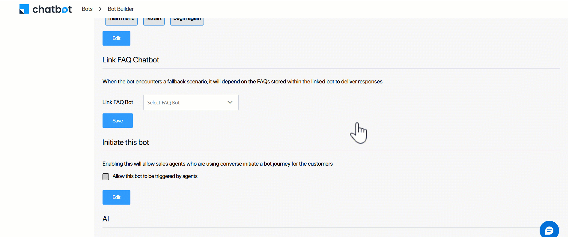 LeadSquared Chatbot