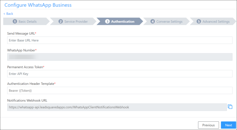 LeadSquared WhatsApp Integration with WhatsApp Cloud API - Help & Support