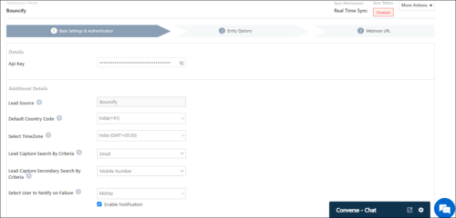 Integrate Bouncify with LeadSquared - Help & Support