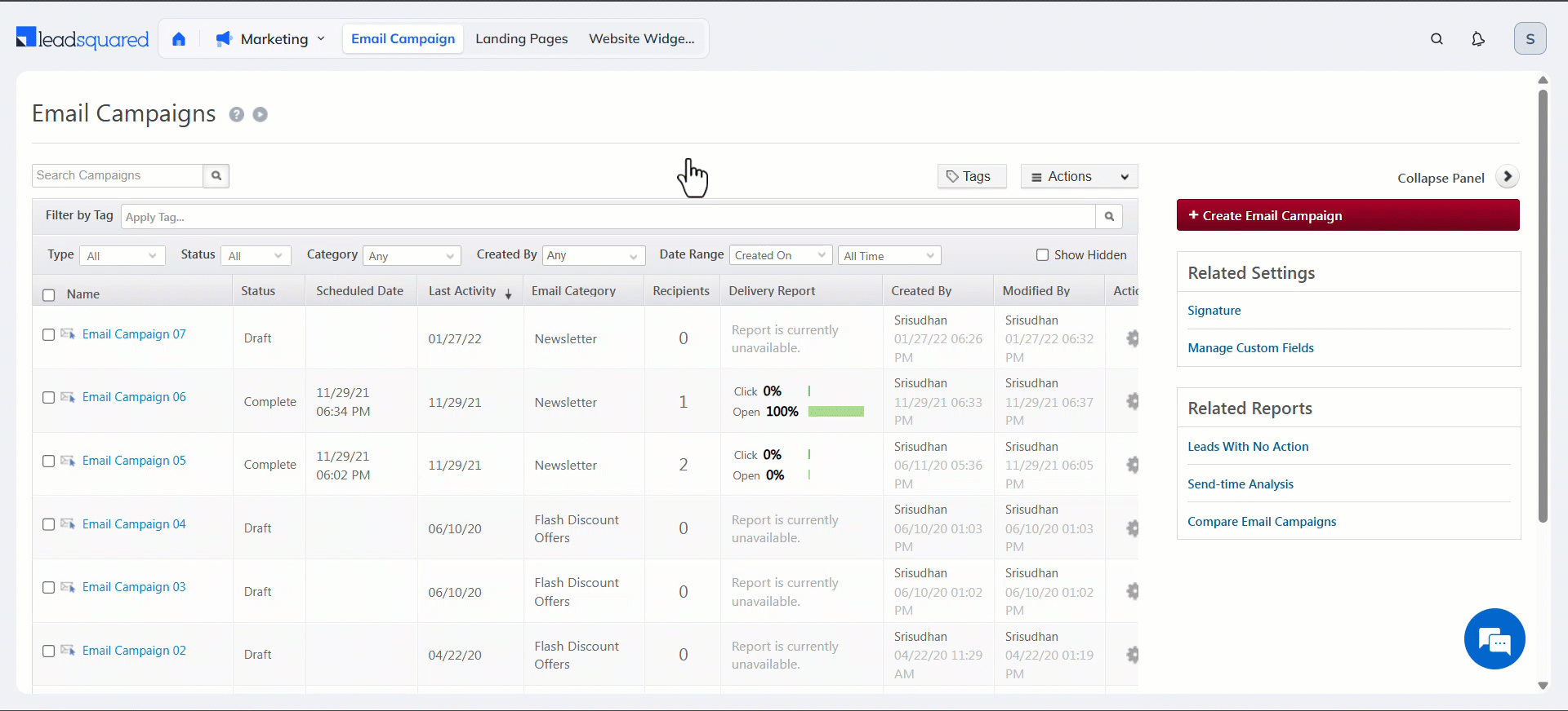 LeadSquared Opportunity Management