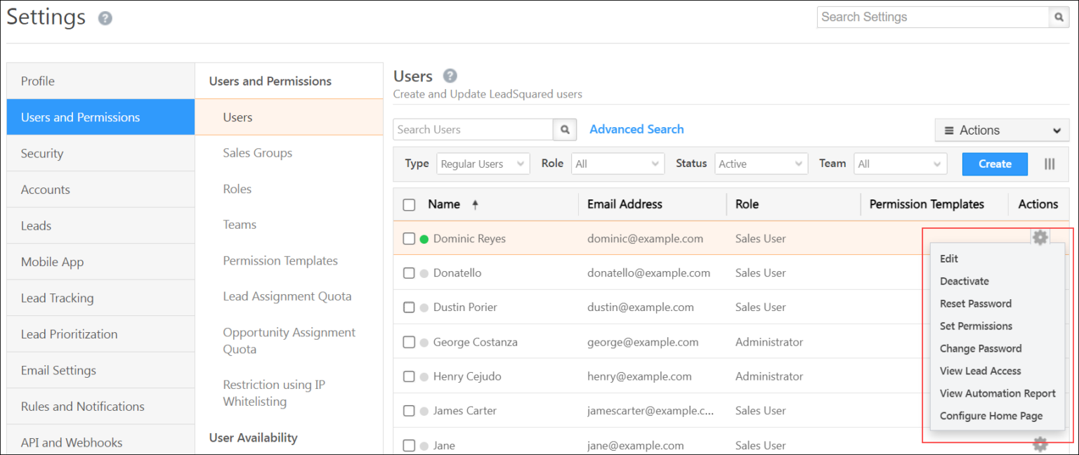 User Management - Feature Guide - Help & Support