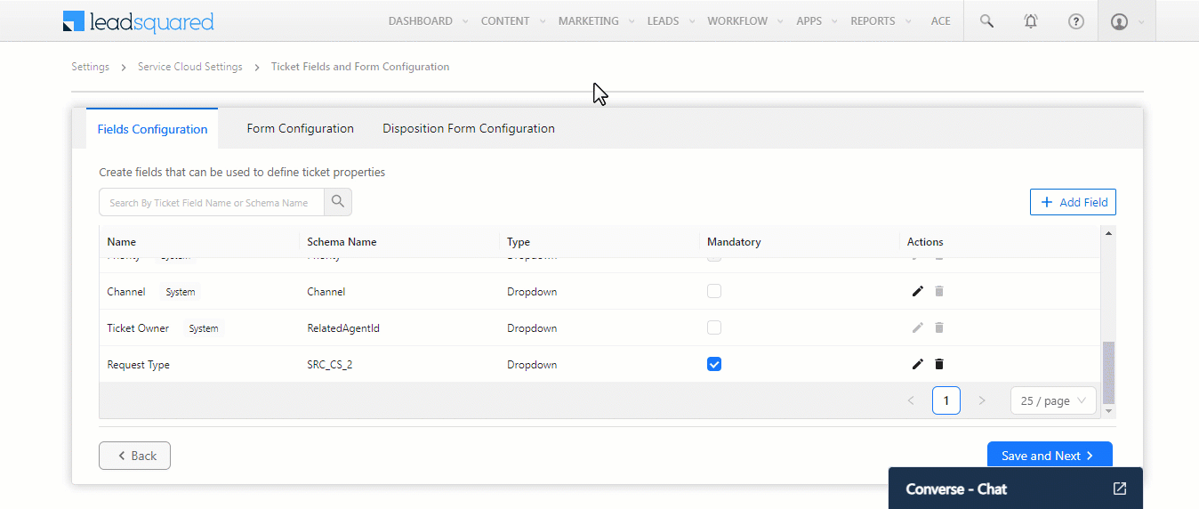 LeadSquared Service Cloud