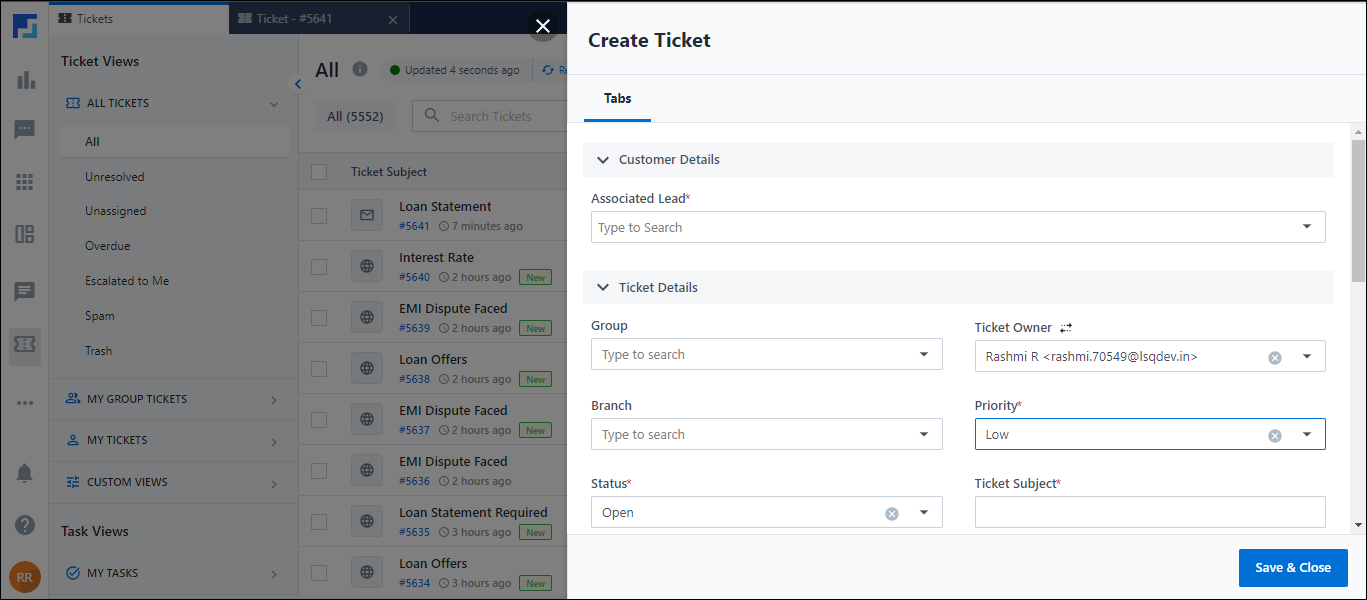 LeadSquared Service CRM