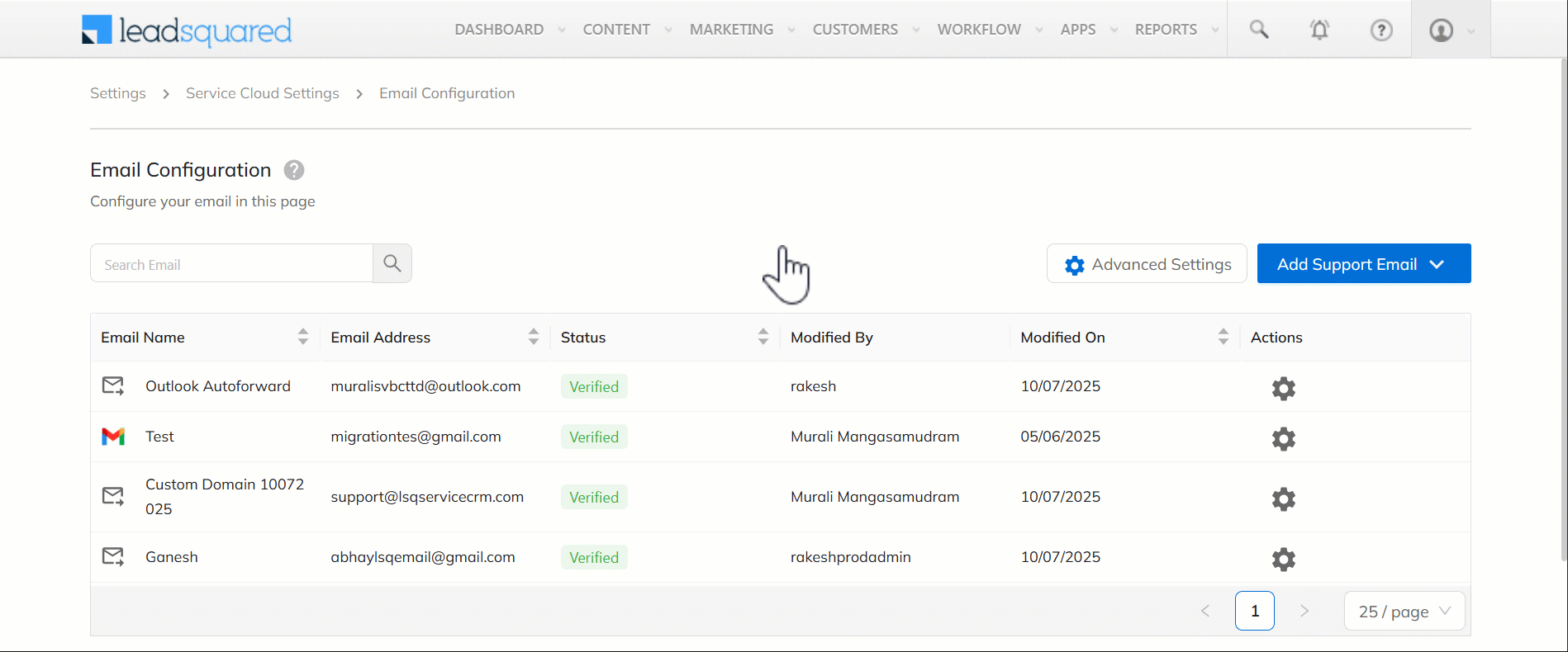 LeadSquared Service CRM Product Updates