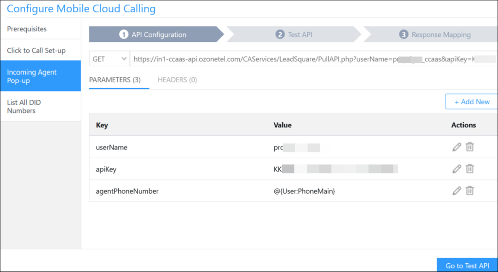 Mobile Cloud Calling Set Up for Ozonetel CCaaS - Help & Support