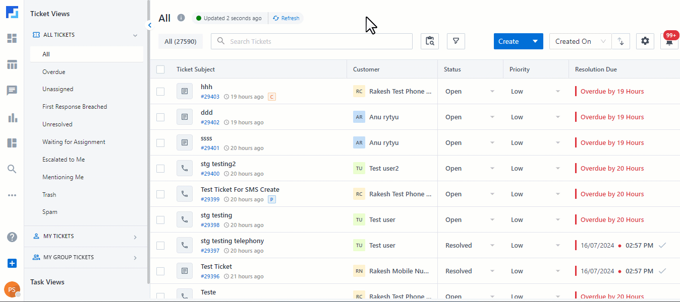 LeadSquared Service CRM