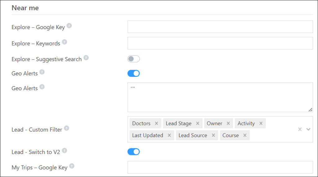 Mobile App Additional Settings - Help & Support