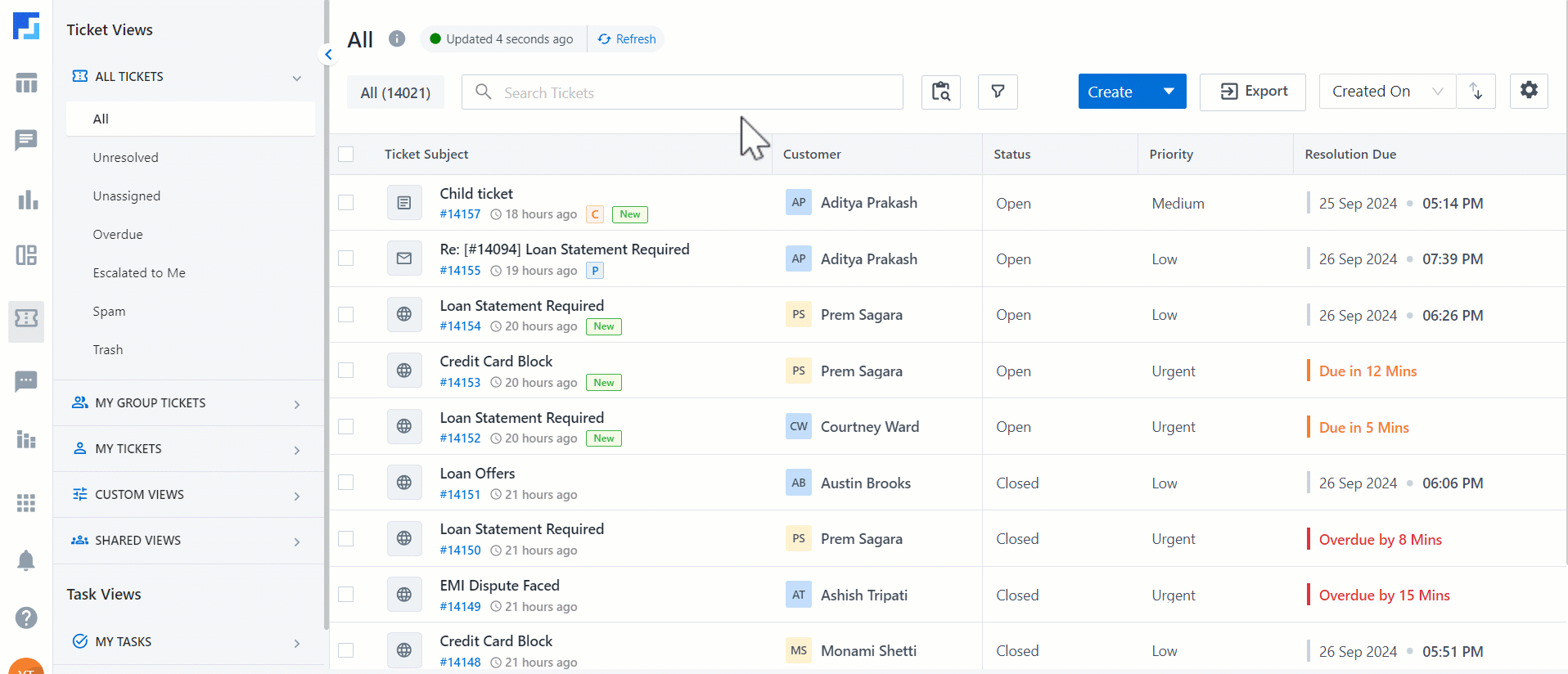 LeadSquared Service CRM