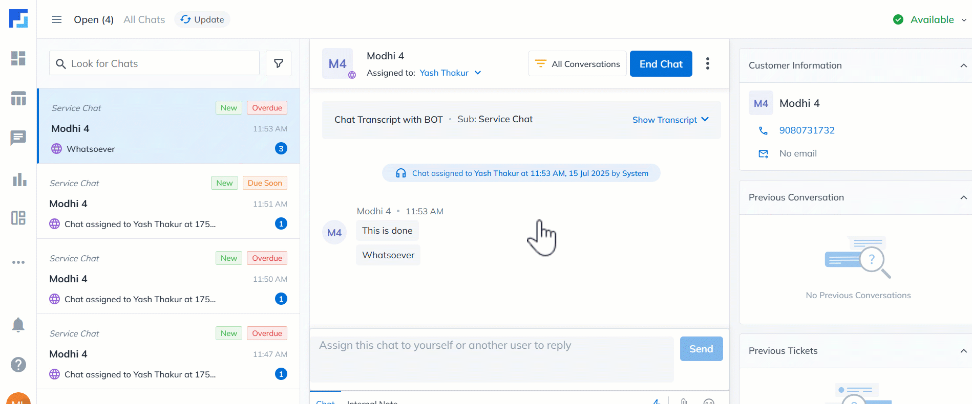 LeadSquared Service CRM