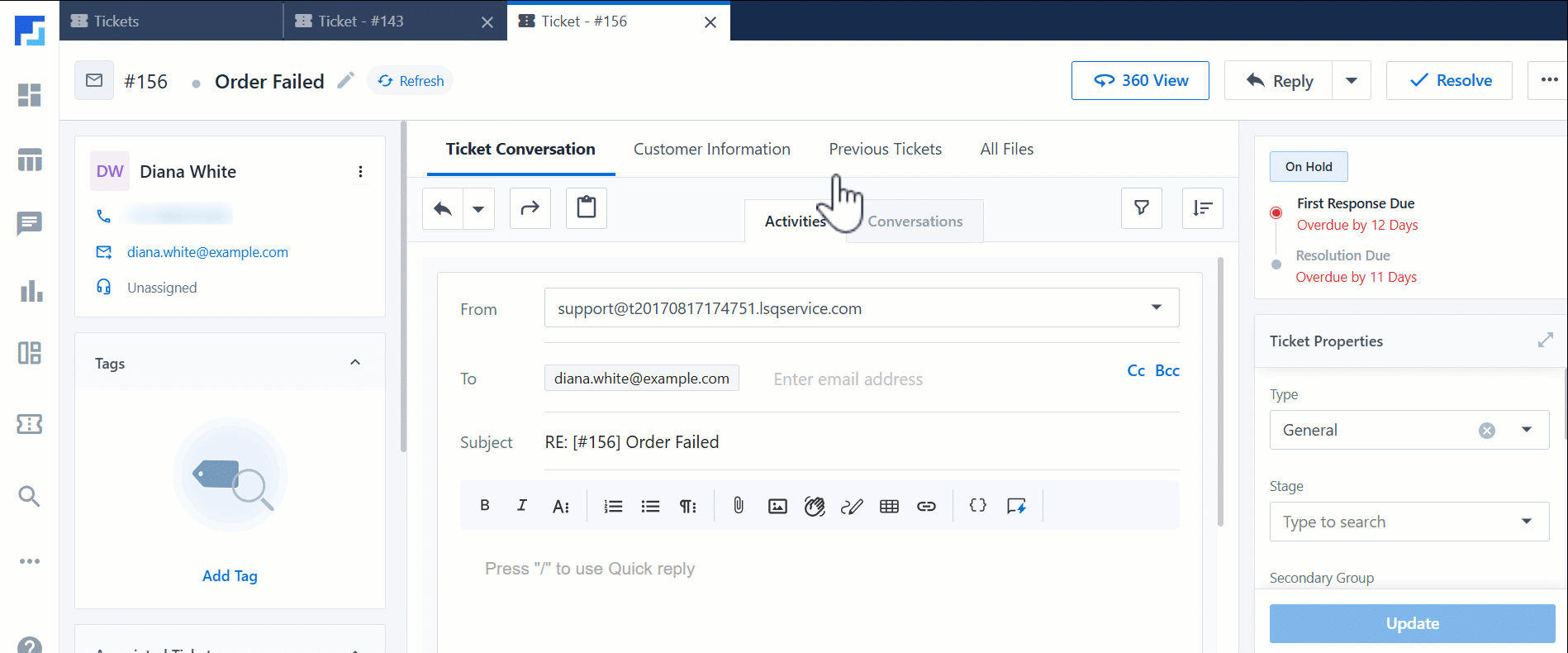 LeadSquared Service CRM