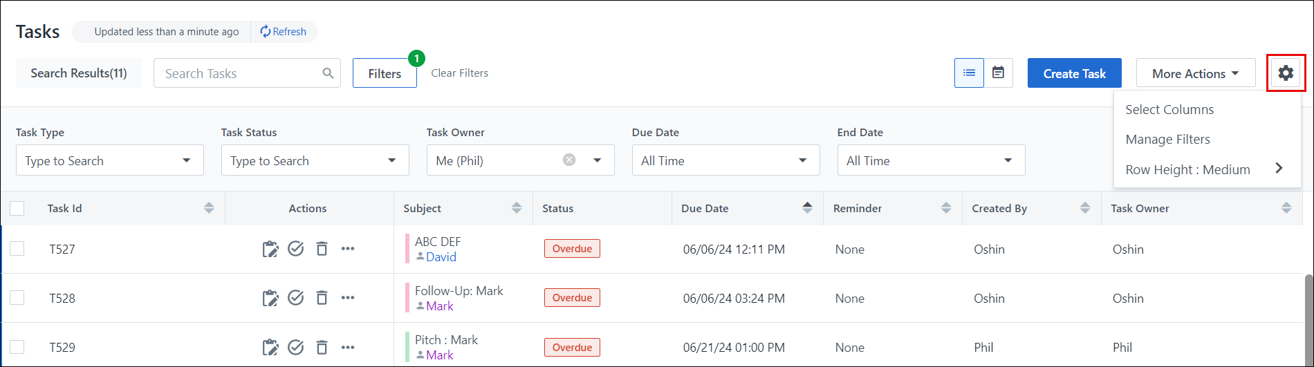 Leadsquared - Task Management