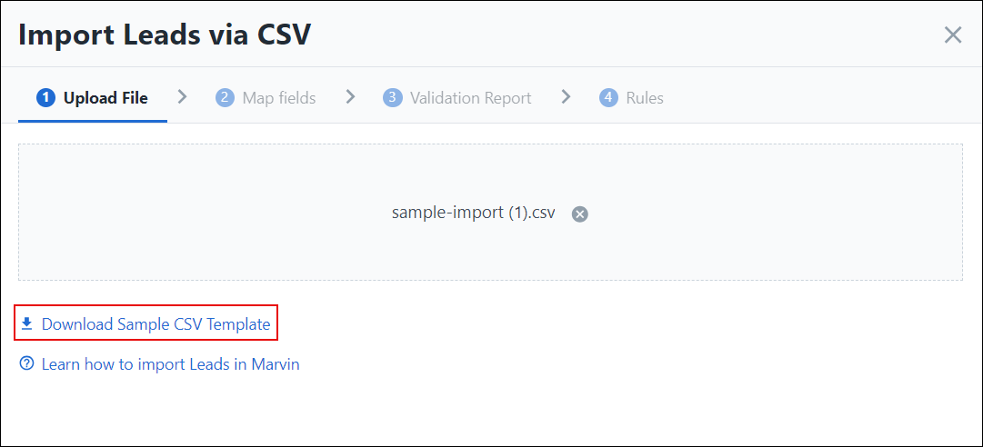 Leadsquared - Import Leads