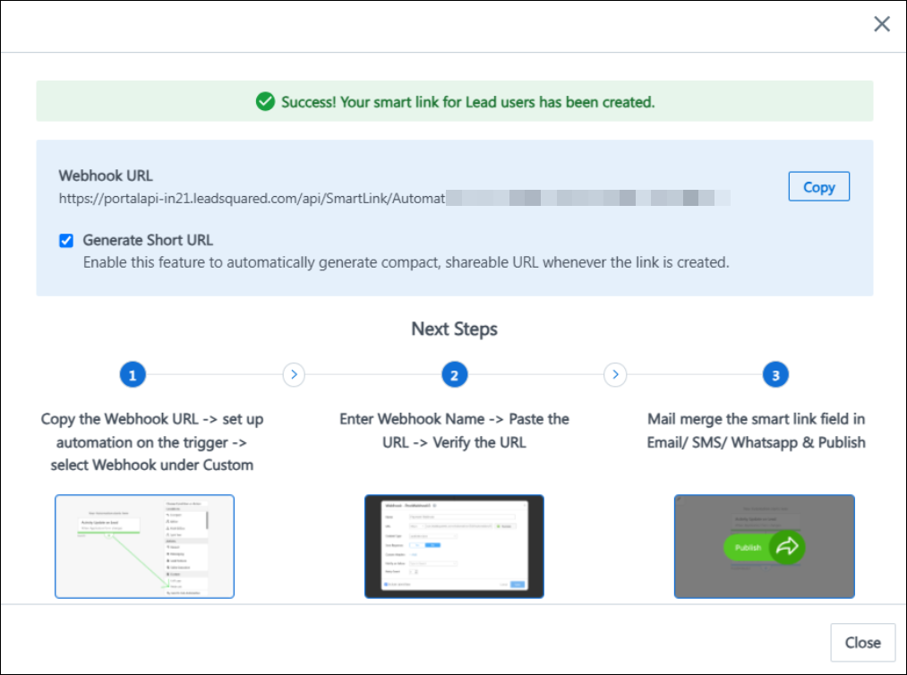 generate short link