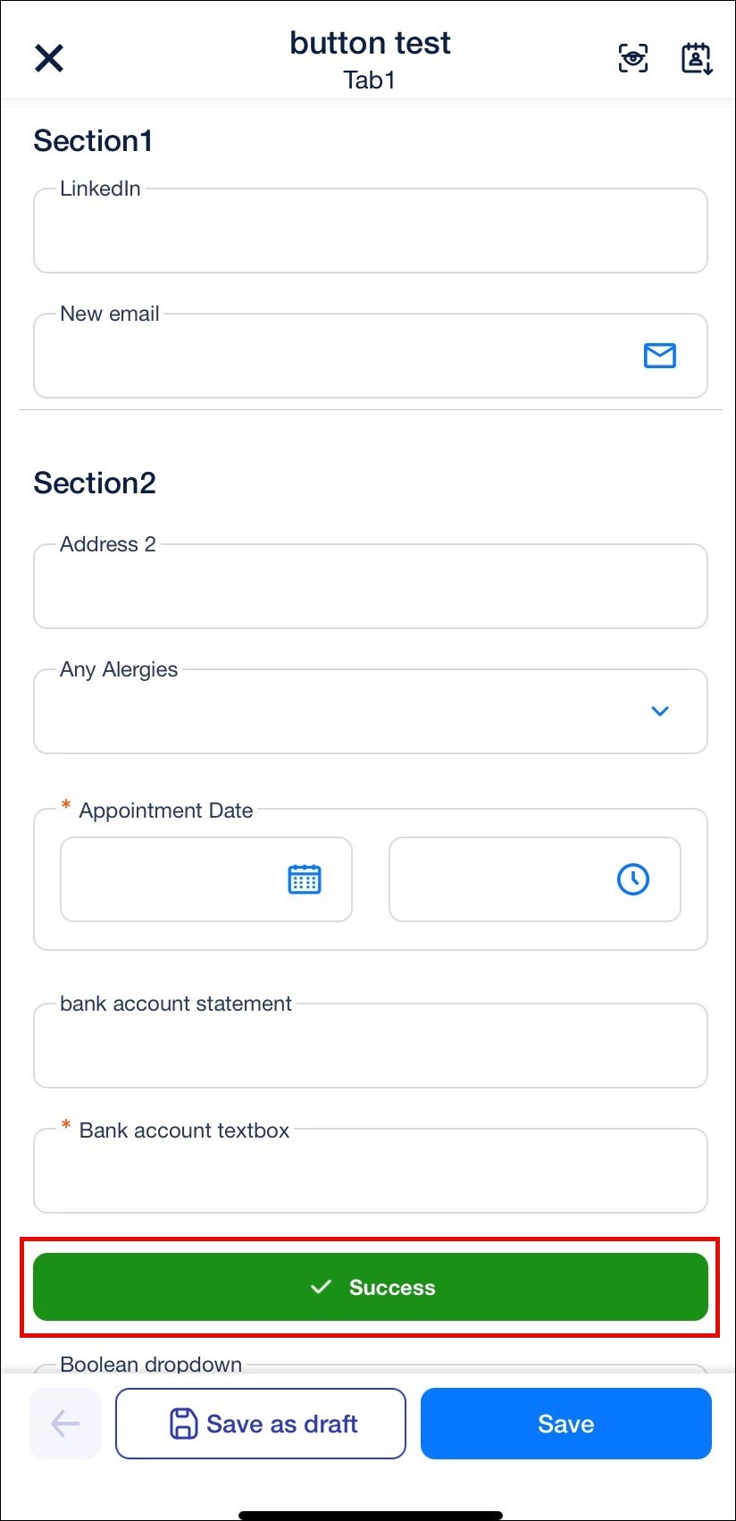 Leadsquared - Dynamic Forms Button