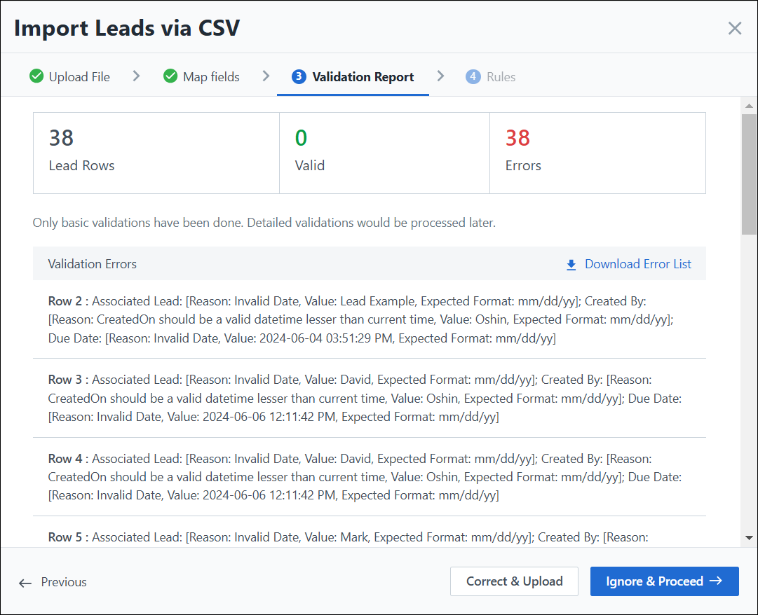 Leadsquared - Lead Import