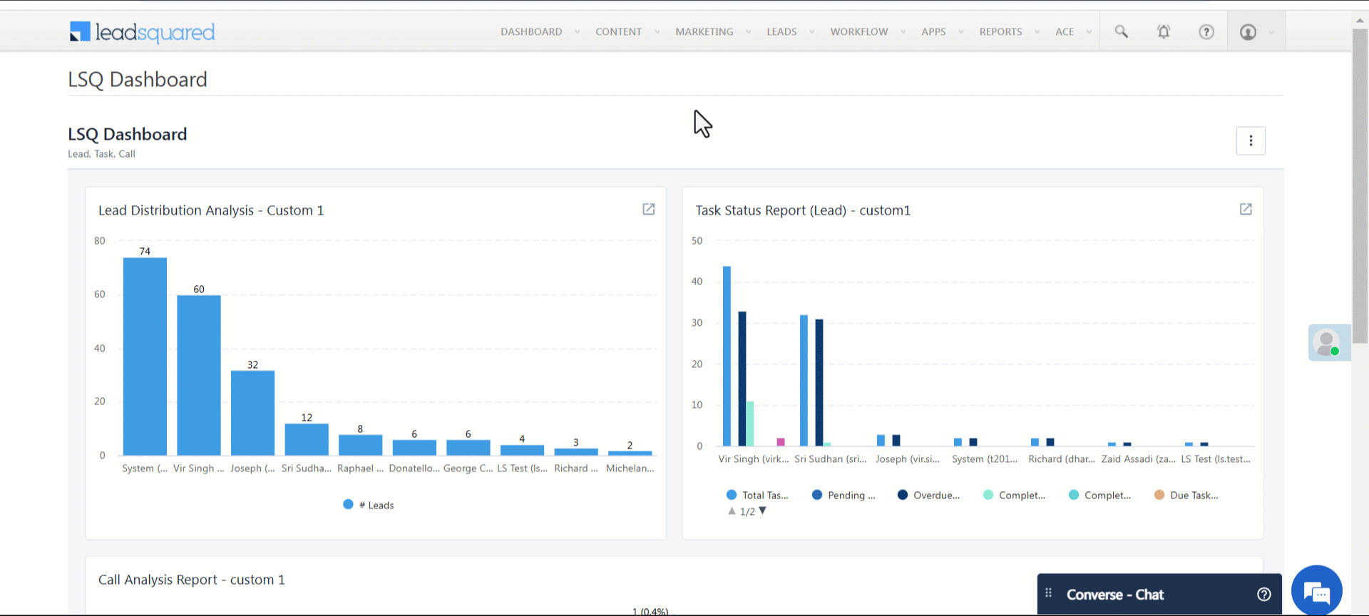 Leadsquared - App Tabs