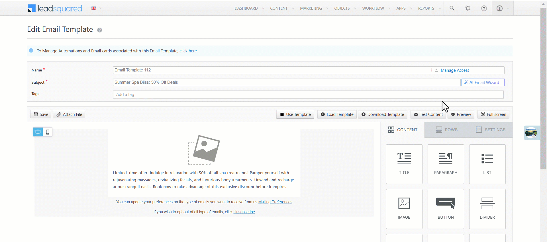 Leadsquared - GenAI in Emails