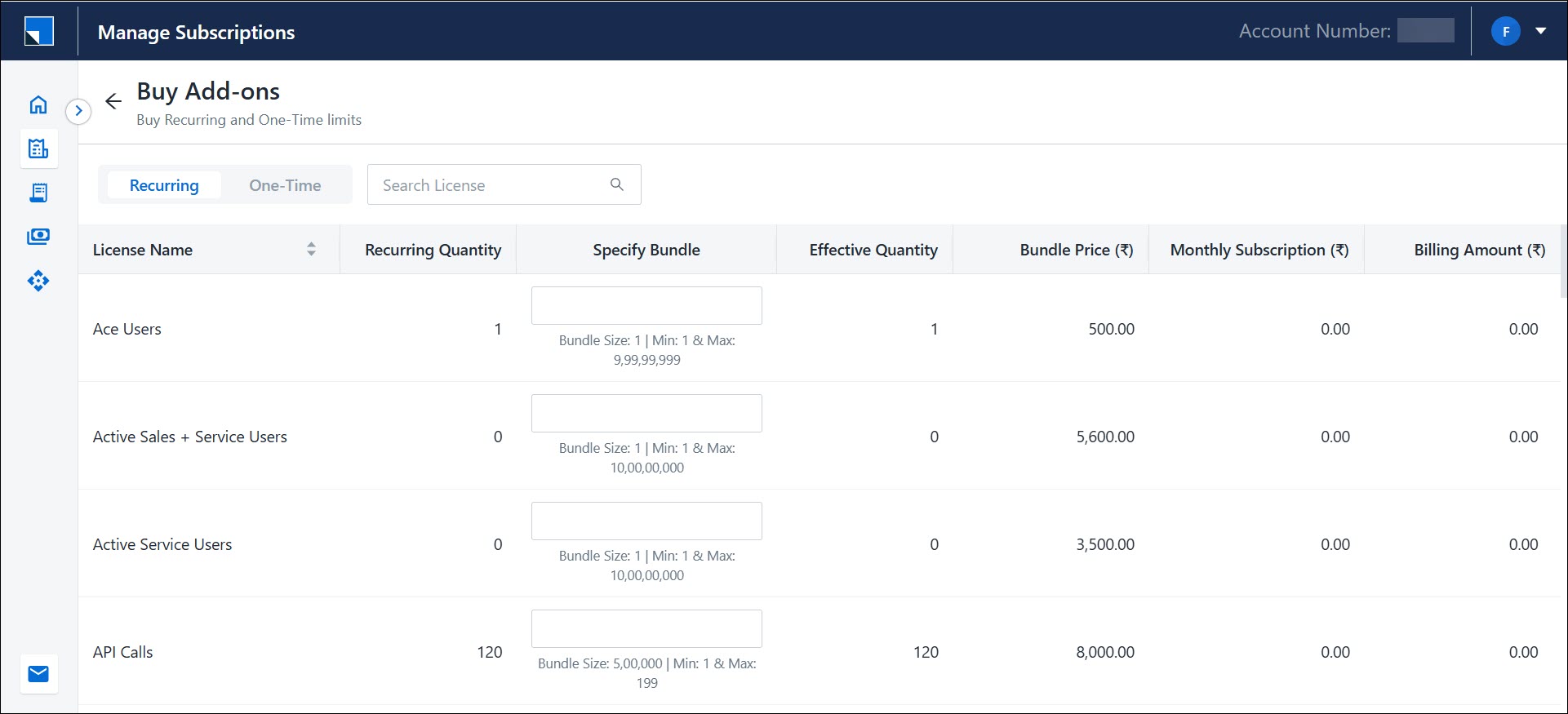 Leadsquared - Subscription Management