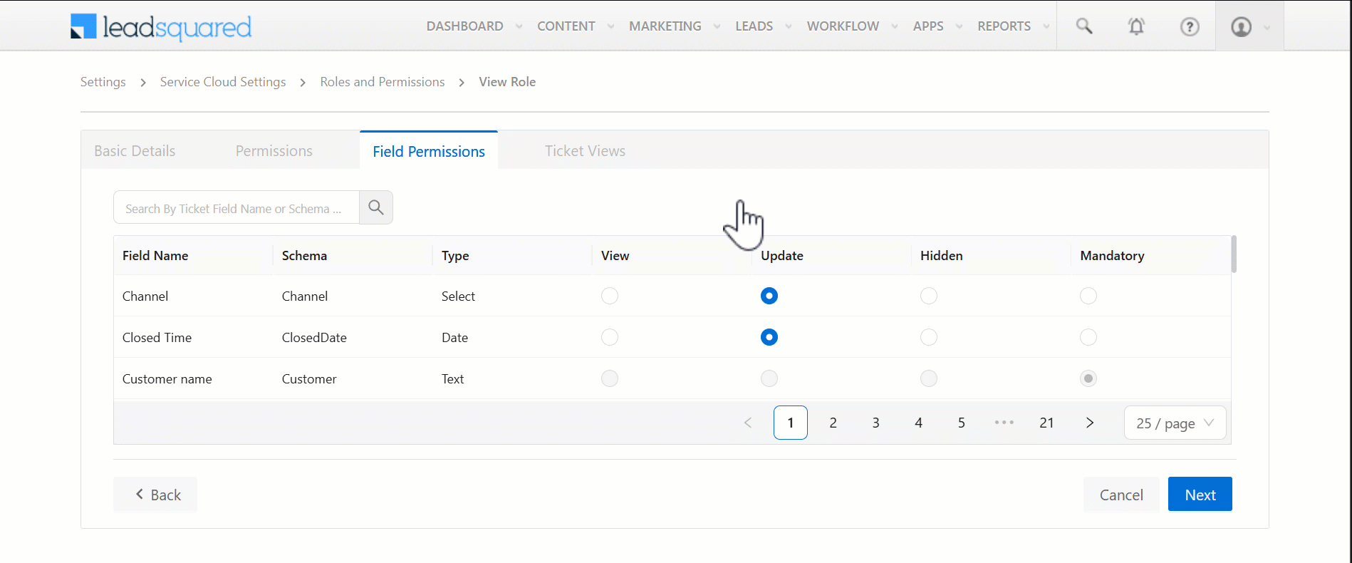 LeadSquared Service CRM