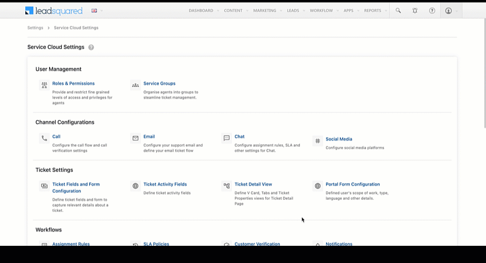 LeadSquared Service CRM
